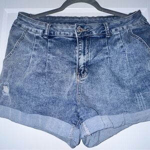 Denim Blue Women's Shorts